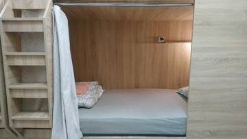 Односпальная кровать в общем номере в  Minsk City Hostel (Минск Сити Хостел)